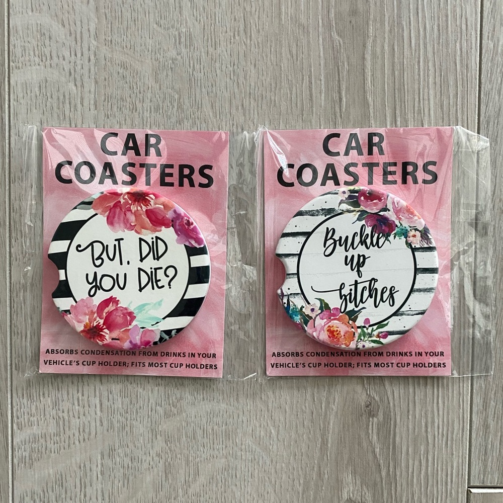 Car Coasters - Set of 2